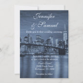 Invitation Mariage Skyline de New York (Devant)