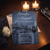 Invitation Mariage Skyline de New York