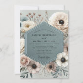 Invitation Mariage Slate Bloom (Devant)