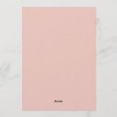 Invitation Mariage Slate Blush Dreamy Flora (Dos)