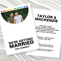 Mariage Sonne Gay Fun Rainbow Pride