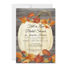 Mariage sous la feuille d'automne Citrouille Aquar