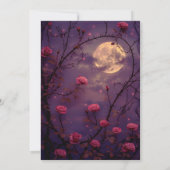 Invitation Mariage sous la Lune Rose (Dos)