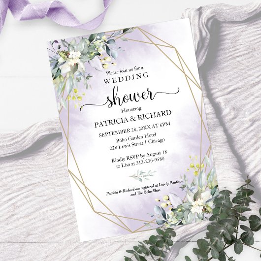 Invitation Mariage sous la verdure