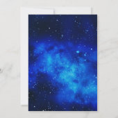 Invitation Mariage sous les étoiles de minuit (Dos)