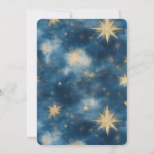 Invitation Mariage sous les étoiles d'une nuit (Dos)