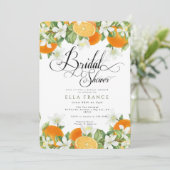 Invitation Mariage sous les fleurs et les citrons (Debout devant)