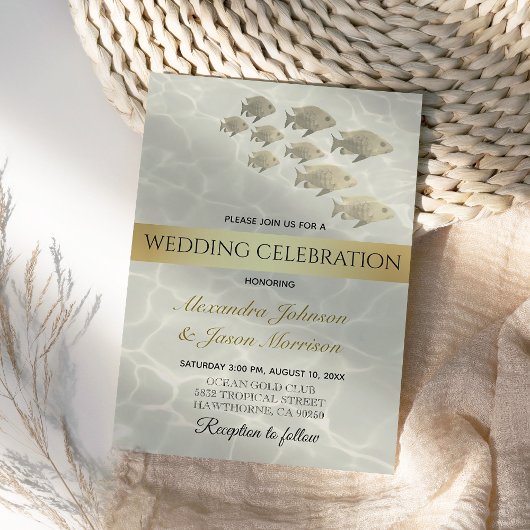 Invitation Mariage sous les mers