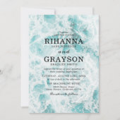 Invitation Mariage sous les Tropiques dans une Destination Oc (Devant)