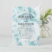 Invitation Mariage sous les Tropiques dans une Destination Oc (Debout devant)