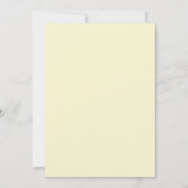 Invitation Mariage sous une arche florale de corail (Dos)