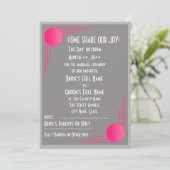 Invitation Mariage South Beach Deco (Debout devant)