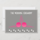 Invitation Mariage South Beach Deco (Dos)