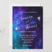 Invitation Mariage Star Light Blue Sky (Devant)