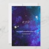 Invitation Mariage Star Light Blue Sky (Dos)