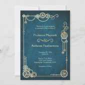 Invitation Mariage Steampunk (Devant)