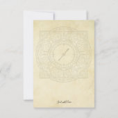 Invitation Mariage Steampunk Changer de date industrielle (Dos)