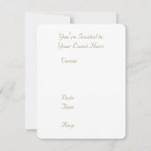 Invitation Mariage Stiletto High Heels (Dos)