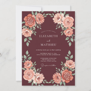 Invitation Mariage sublime d'automne en Bourgogne