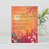 Invitation Mariage Sunset Serenade (Debout devant)