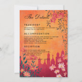 Invitation Mariage Sunset Serenade (Dos)