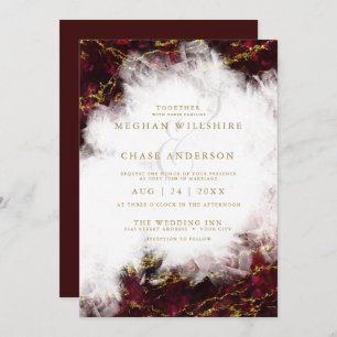 Invitation Mariage   Superbe Géode de cristal Ruby