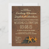 Invitation mariage sur la plage (Devant)
