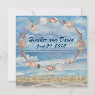 Invitation Mariage sur la Plage