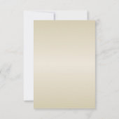 Invitation Mariage sur la Plage, Coquillage, Cœurs en Bois R (Dos)