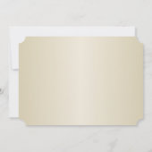 Invitation Mariage sur la Plage,Coquillage,Cœurs en Bois   RS (Dos)