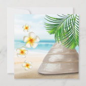 Invitation Mariage sur la plage | Dîner de répétition (Dos)