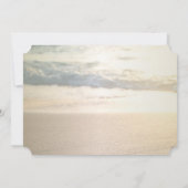 Invitation Mariage sur la Plage, Guirlande de Lumineuses Coqu (Dos)