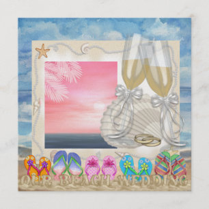 Invitation Mariage sur la plage - SRF