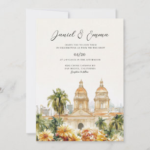 Invitation Mariage sur la skyline de Cartagena Colombie