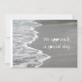 Invitation Mariage sur le sable... (Devant)