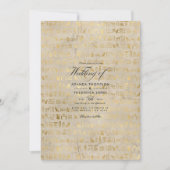 Invitation Mariage sur le thème égyptien (Devant)