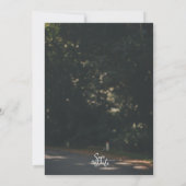 Invitation Mariage sur mesure avec écriture élégante moderne (Dos)