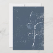 Invitation Mariage sur toile éclairée par la lune (Dos)