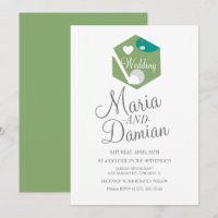 Mariage sur un terrain de golf en gazon