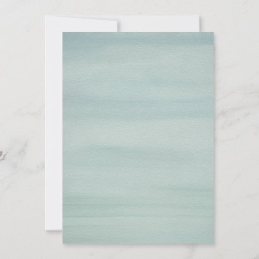 Invitation mariage Swans Elegant Aquarelle (Dos)