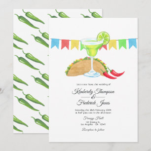 Invitation Mariage Taco 'bout Love Fiesta Mexicaine