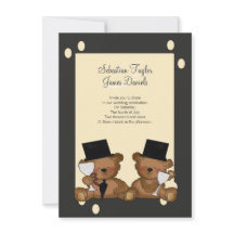 Mariage Teddy Bear Grooms