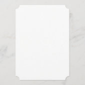 Invitation Mariage Tendance Initiales Monogramme Blanc Vert S (Dos)