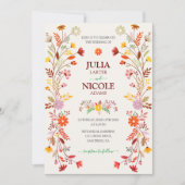 Invitation Mariage tendance mexicain Talavera Floral Fiesta (Devant)
