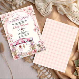 Invitation Mariage Thématique "Fresh Off the Market"