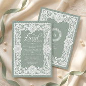 Invitation Mariage Thème Broderie Anglaise