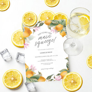 Invitation Mariage Thème Budget Citron Couronne Enterrement d