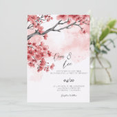 Invitation Mariage Thème Coréen (Debout devant)