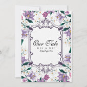 Invitation Mariage thème de conte de fée (Devant)