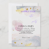 Invitation Mariage thème de conte de fées abstrait couleur (Devant)